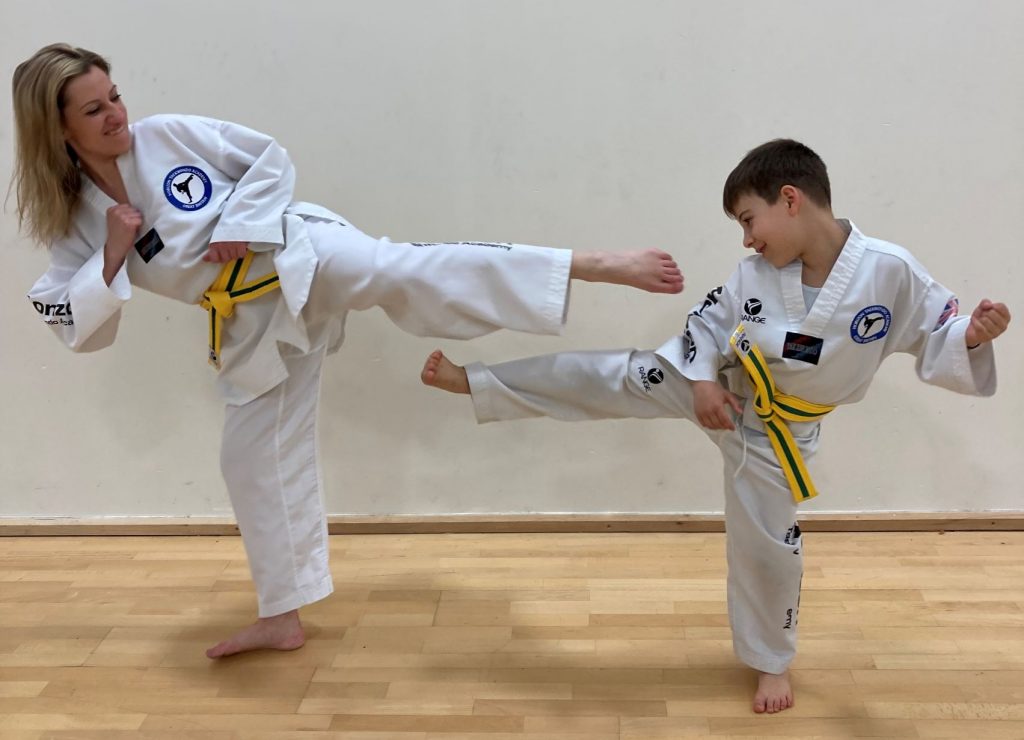 Emi and Nico Gkeka. Photo submitted by Horizon Taekwondo Club
