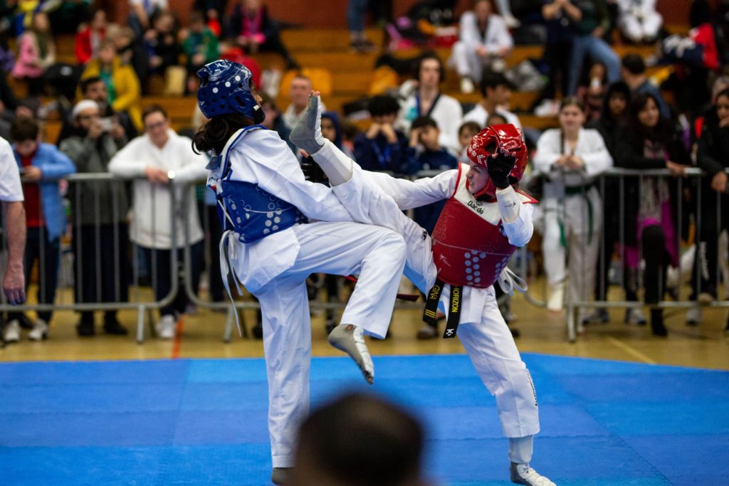 National Champion Gina Bene Hamill. Horizon Taekwondo Academy. Photo by Charlotte Pullan
