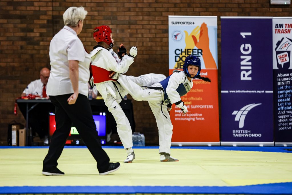 British Taekwondo Sport Performance Department’s Selection Competition Series - Event 1, May 2022. Photo courtesy of All Sports Photography