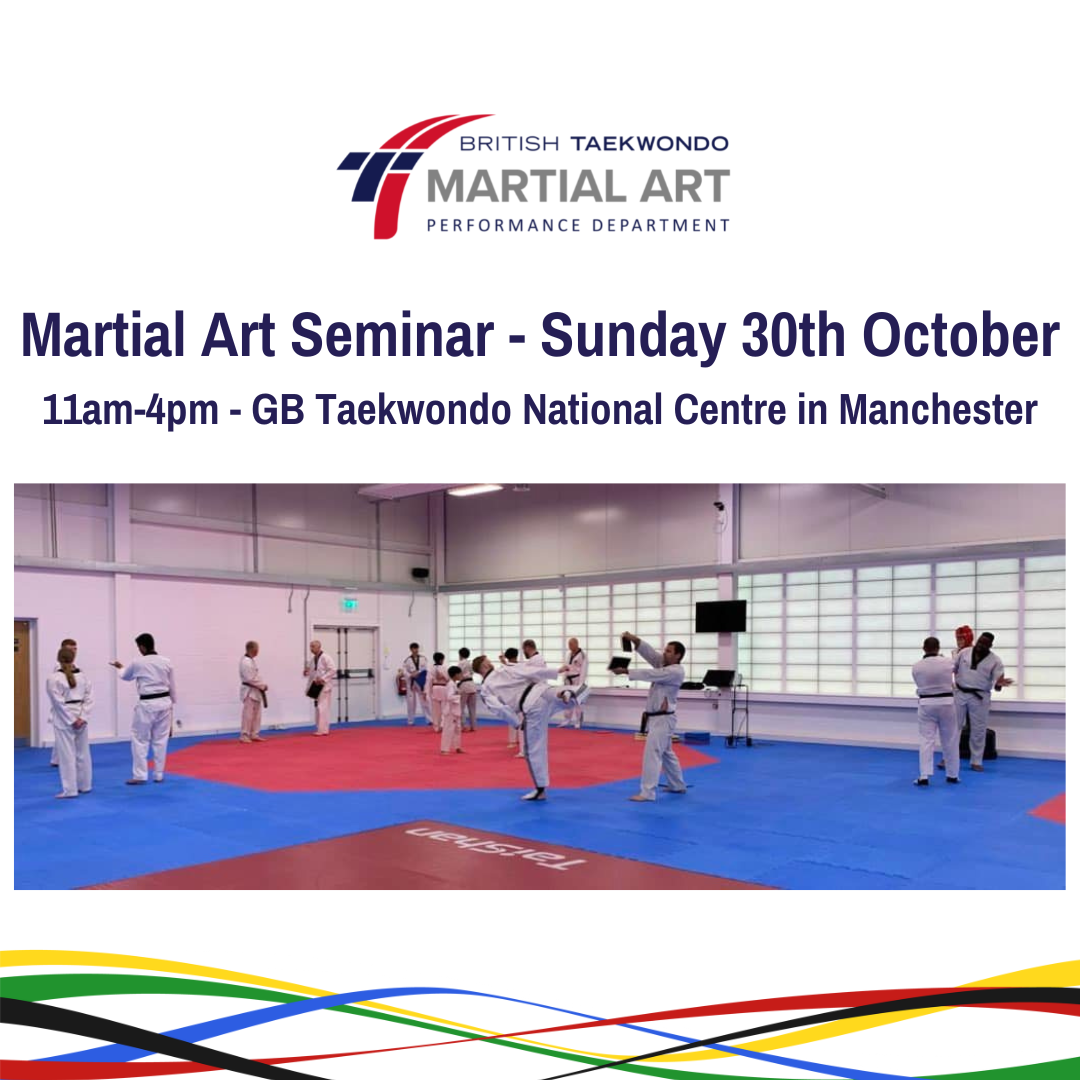 Martial Art Seminar in Manchester Sunday 30th October
