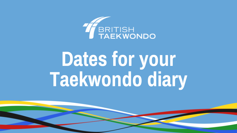 Dates for your Taekwondo diary 2
