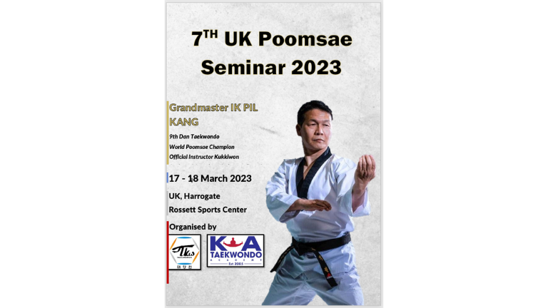 7th UK International Poomsae Seminar by GM Ik Pil Kang 1