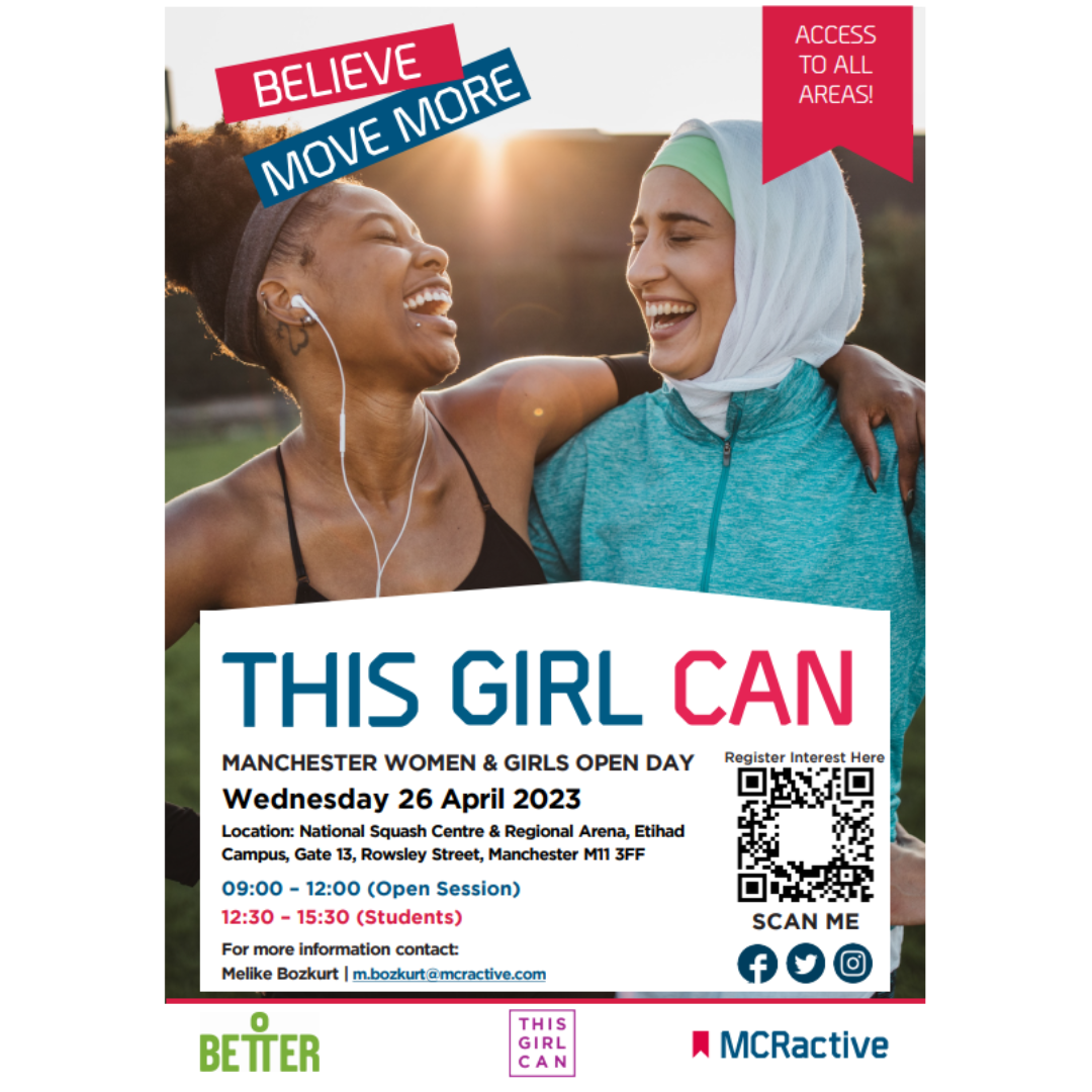 This Girl Can Manchester Women Girls Open Day – Wednesday 26th April