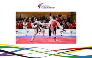 British Taekwondo's Sport Performance Department Selection Competition Series event at the George Carnell Leisure Centre in Davyhulme, Manchester. Photo courtesy of All Sports Photography © May 2022