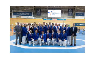 Officials at the British Taekwondo International Open 2023. Photo by J Fowles Photography