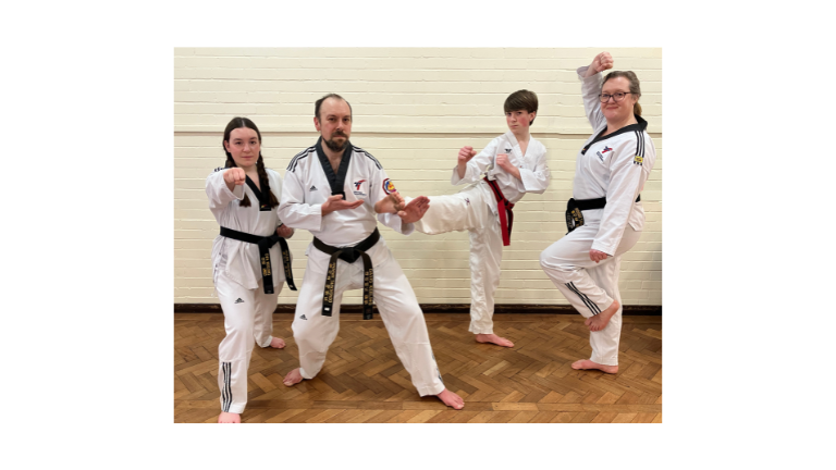 Eva, Dave, James and Jo Keeling - Phoenix Taekwondo