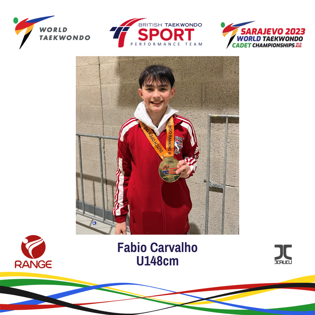 Sarajevo 2023 World Taekwondo Cadet Championships - GB Athlete - Fabio Carvalho