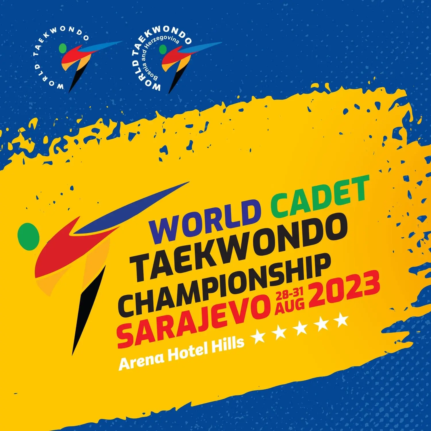 Sarajevo 2023 World Taekwondo Cadet Championships - Official Poster
