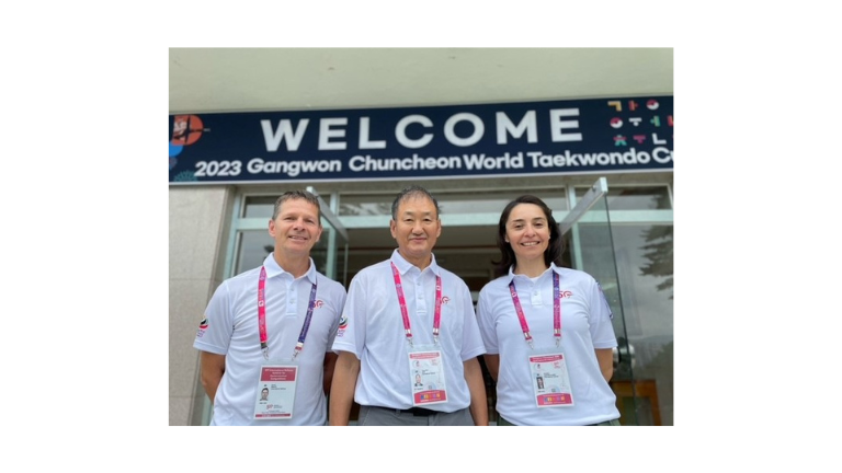 British Taekwondo Officials at the Gangwon·Chuncheon World Taekwondo Cultural Festival 2023
