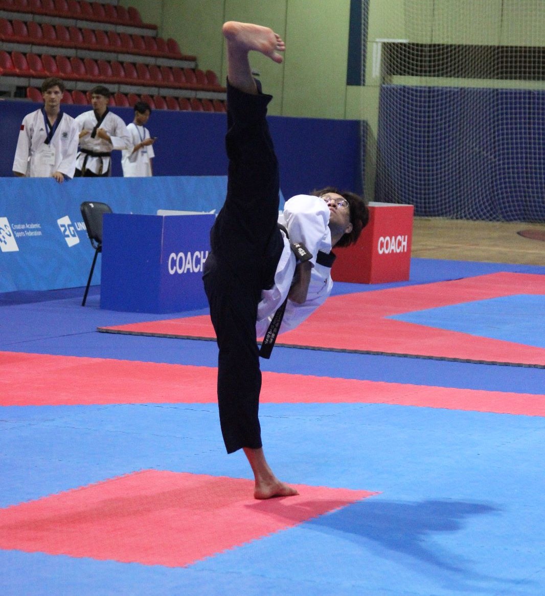 Maximo Libid at the EUSA Combat Championships Zagreb 2023