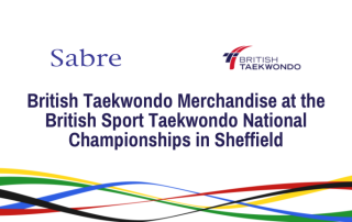 British Taekwondo Merchandise at the British Sport Taekwondo National Championships in Sheffield