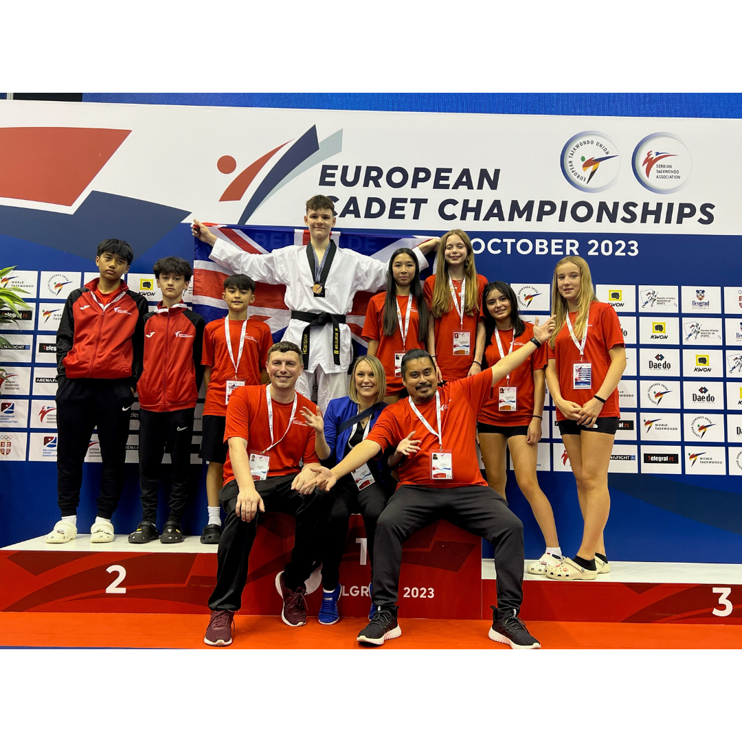 Great Britain Team at the European Cadet Championships 2023 in Belgrade Serbia 6
