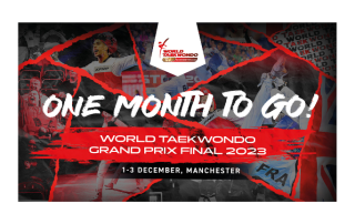 One month to go until the World Taekwondo Grand Prix Final in Manchester