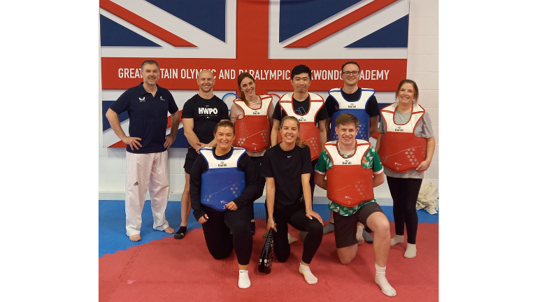 British Taekwondos staff team at GB Taekwondo