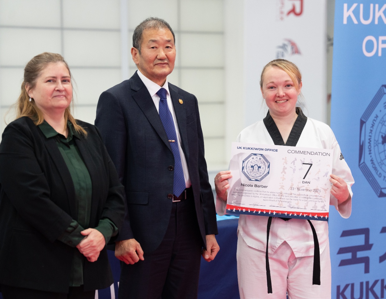Nicola Barber 7th Dan 1240 Taekwondo