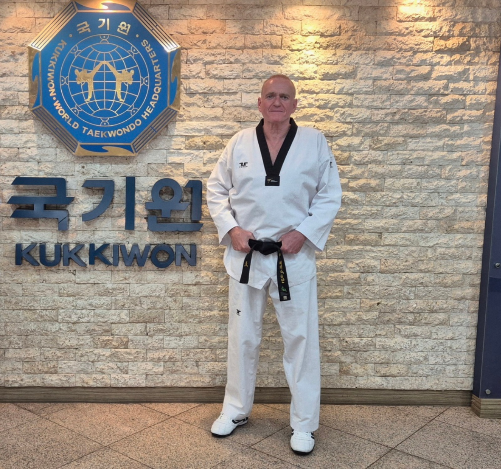 3. At the Kukkiwon after the test Kevin Jervis