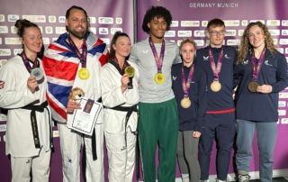 European Taekwondo Championships Caden Cunningham Matt Bush Amy Truesdale Jodie McKew 1240