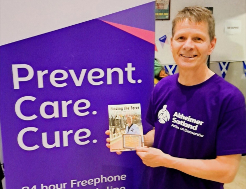Grandmaster David Bailey publishes Taekwondo memoirs and raises over £2000 for Alzheimer’s Scotland in launch weekend