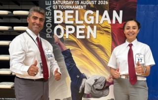 Kambiz R Ali MBE Carolina Barros Clark Belgian Open Taekwondo 1240