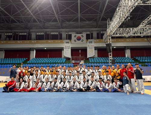 Great Britain Poomsae Team train at Kukkiwon ahead of World Taekwondo Poomsae Championships